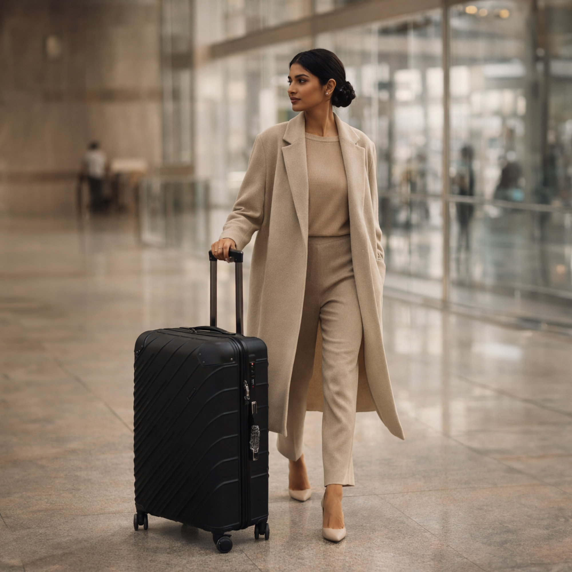 Sapporo Charcoal Black Luggage