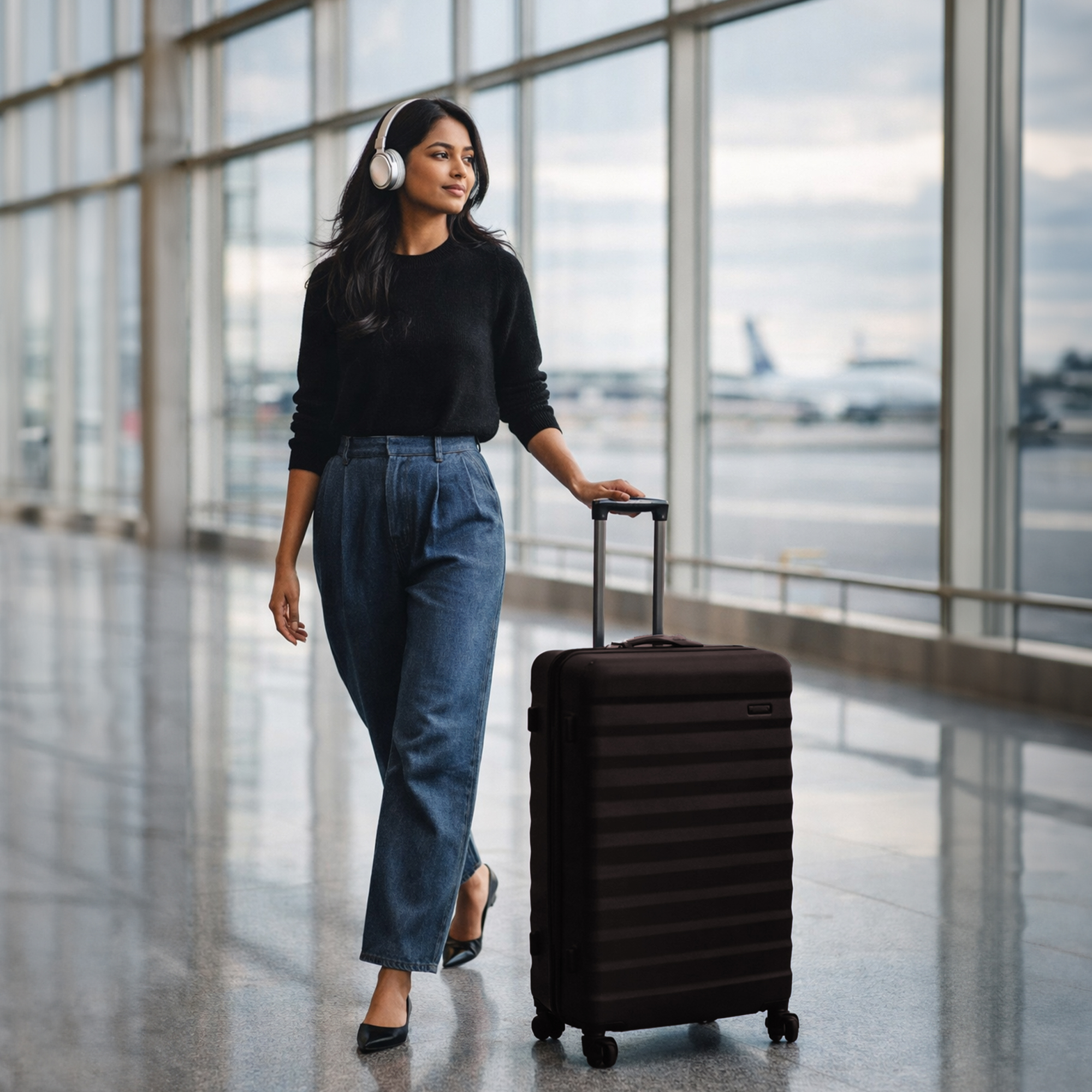 Nagoya Charcoal Black Luggage